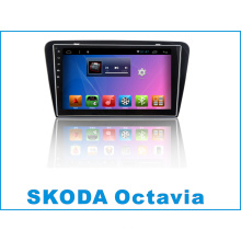 Système Android 10,2 pouces voiture lecteur DVD pour Skoda Octavia